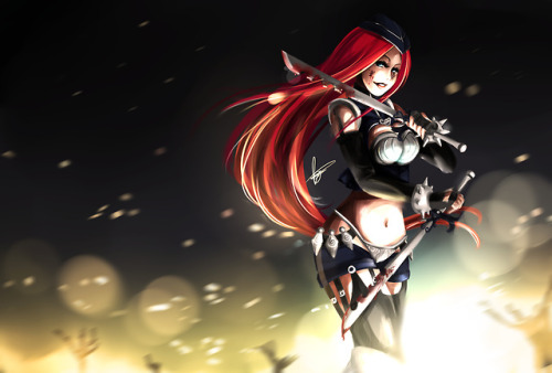 Katarina, the horror of mid lane players