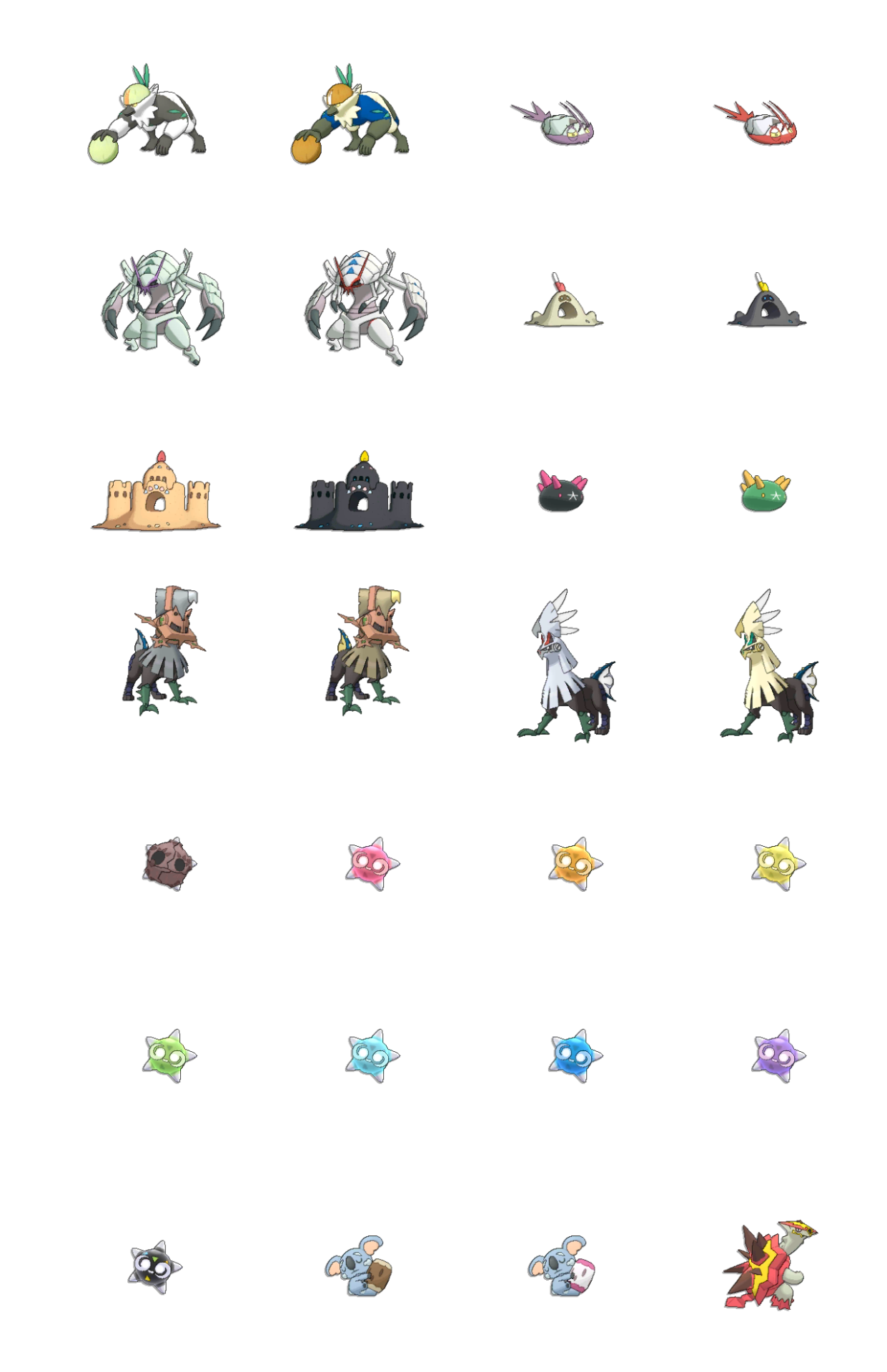 pokemon sun and moon palette swap