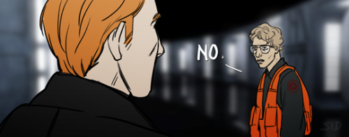 balphesiart:Don’t blow his cover, Hux, god.