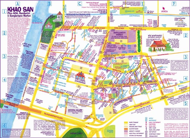 Interesting Maps Khao San Road Bangkok By Maps On The Web   Tumblr Ojrdk7JsiG1ukcc56o1 640 