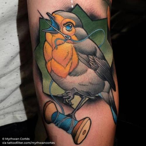 My wee robin by Robbie Binx, Bellwoods tattoo, Toronto : r/tattoos