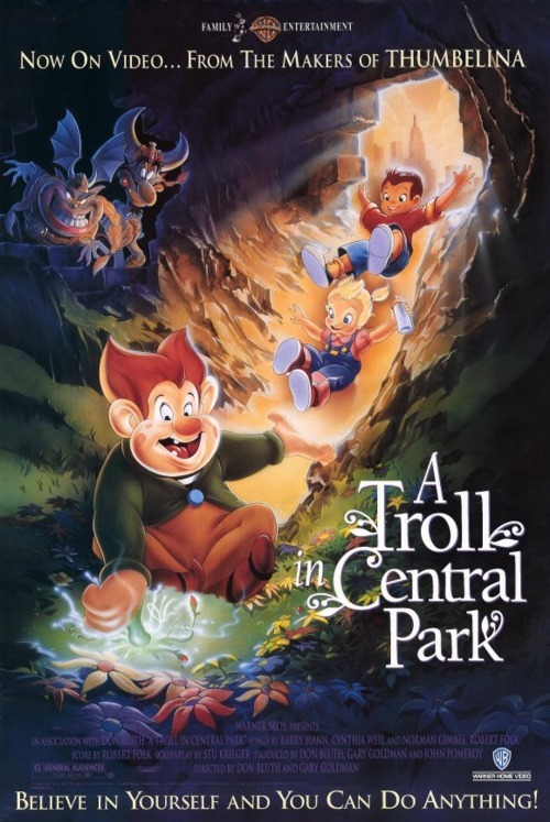 Animated Movie Reviews — A Troll In Central Park (1994) Directed By Don...