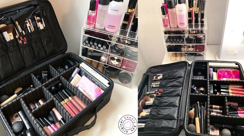 If you finding it difficult to carry your makeup stuff to the other place then large cosmetic travel bag is the best choice for you. These bags are exclusively unique. These are handy and ensure safe and secured carriage of makeup essentials.