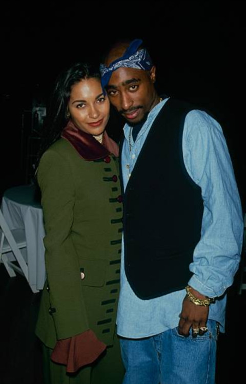 twixnmix:Tupac Shakur, Jada Pinkett and Salli Richardson at...