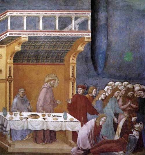 artist-dibondone:The Death of the Knight of Celano, Giotto Di...