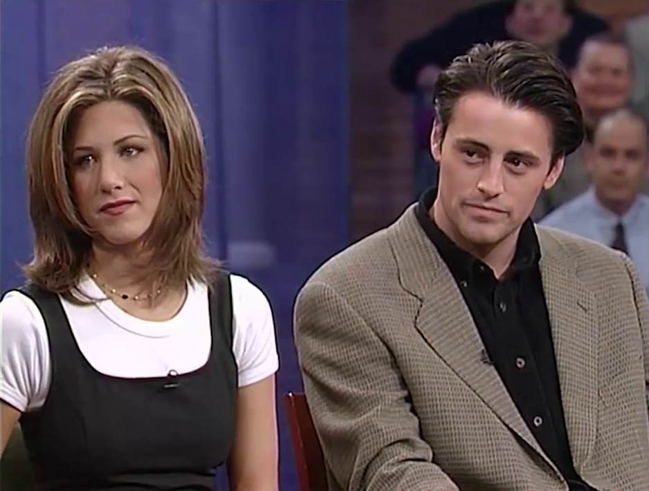 Jennifer Aniston and Matt LeBlanc. The Oprah... : endless pain