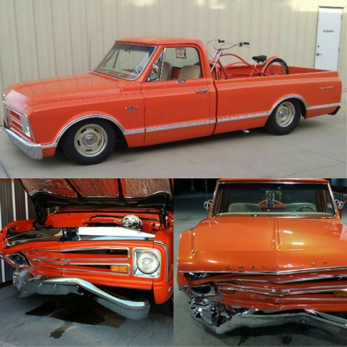 beautiful ‘67 c10 was totally destroyed by a...