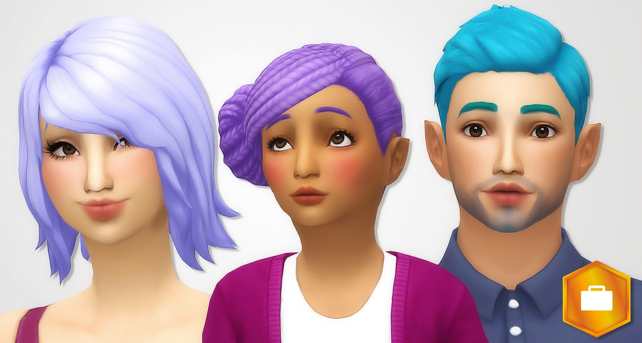 Lilsimsie Faves — Noodlescc Get To Work Hair Recolors