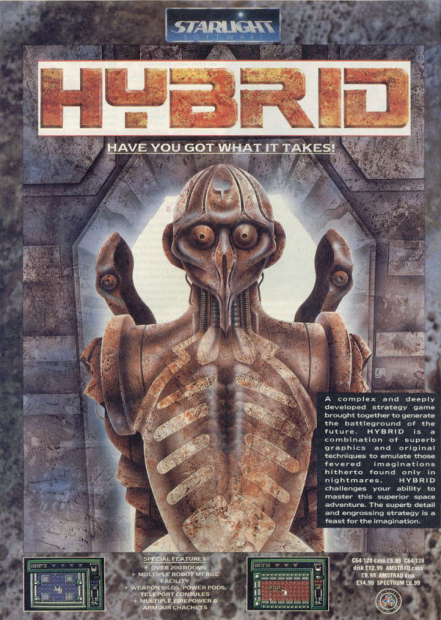 Video Game Print Ads — 'Hybrid' [C64 / CPC / ZX Spectrum ...