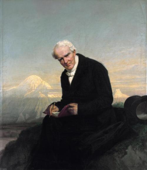 Das letzte Porträt von Alexander von Humboldt von Julius...