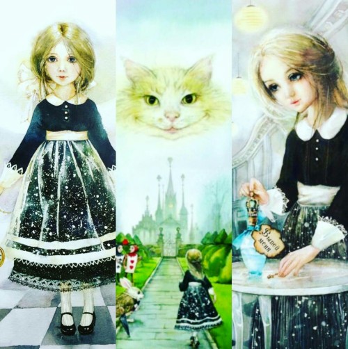 Aliceâ€™s adventures in Wonderland illustrated by Christonia Eugina.