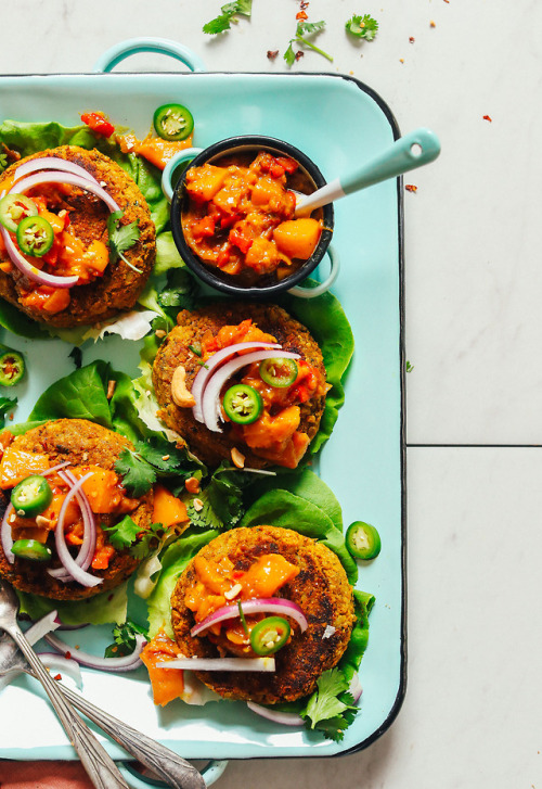 fattributes:Curried Quinoa Chickpea Burgers