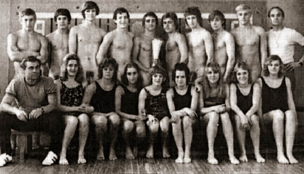Vintage Male Nude Swimming Swim