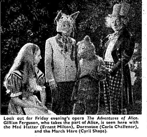 all-in-the-golden-afternoon96:
â€œ rare photo of The adventures of Alice (1960) found here:
http://still-she-haunts-me-phantomwise.tumblr.com/post/84039473934/my-friend-someperson42-on-youtube-has-found-yet
and in this...