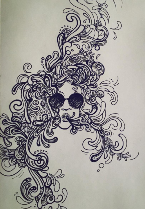 black sharpie drawing | Tumblr