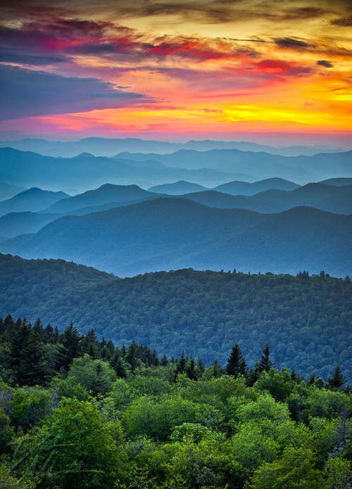 wow4any:Blue Ridge Parkway, Appalachian Mountains, North...