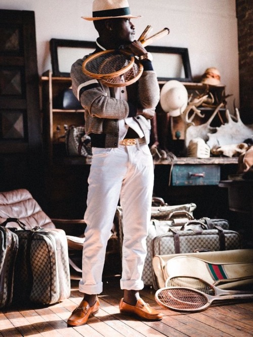 anoblesavage:Dapper Lou for Gucci at A NOBLE SAVAGE Studio...