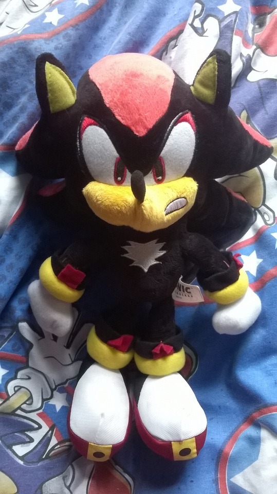 giant shadow the hedgehog plush