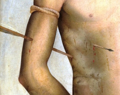 nataliakoptseva:Bernardino Zaganelli - Saint SebastianDetail