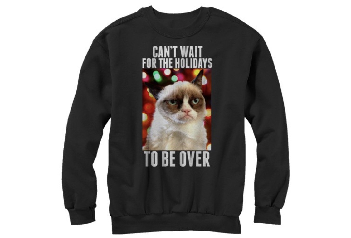 grumpy cat christmas shirts