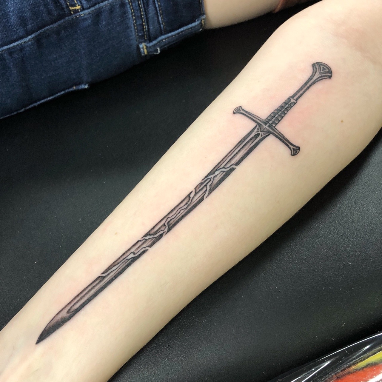 sword tattoo on Tumblr