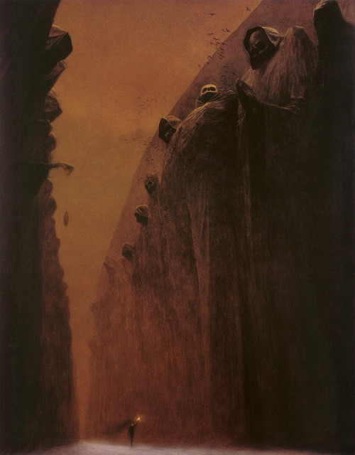 carga-de-agua:Zdzisław Beksiński (Polish, 1929 - 2005).