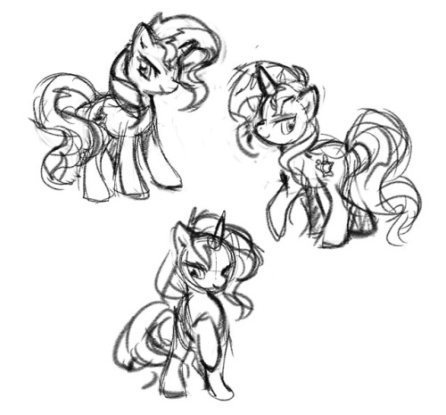 lcibos:Sunset Shimmer <3(and concept sketches)