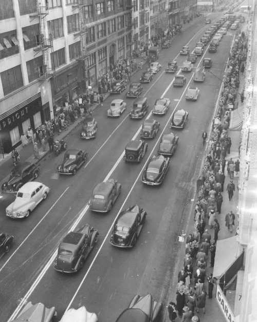 Los Angeles Street, Los Angeles, February 18, 1948 | Yesterday's Print