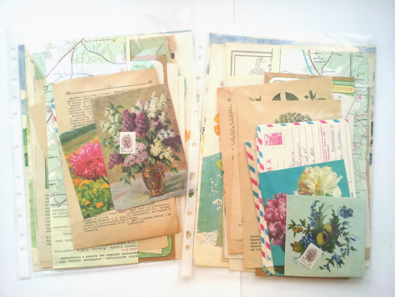 I put together two of these vintage paper ephemera lots for collage or scrapbooking, is anyone interested? Here: http://ift.tt/2ht5gNh