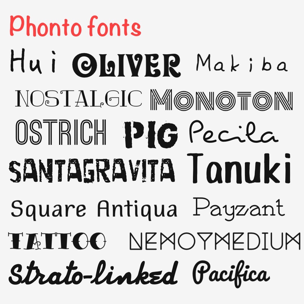 Photo Apps Nerd My Collection Of Dafont And Phonto Fonts