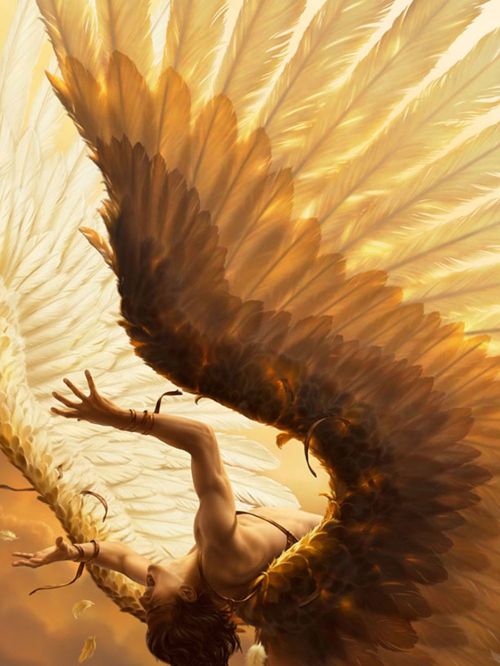 sakrogoat:Réne Milot - The Fall of Icarus