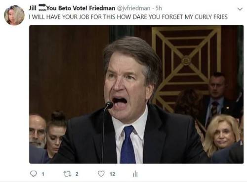 dontbearuiner:I had some fun at Brett Kavanaugh’s expense today.