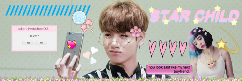 army-stuff:JUNGKOOK + VKOOK (KAWAII) HEADERS╰☆╮ like if u save...