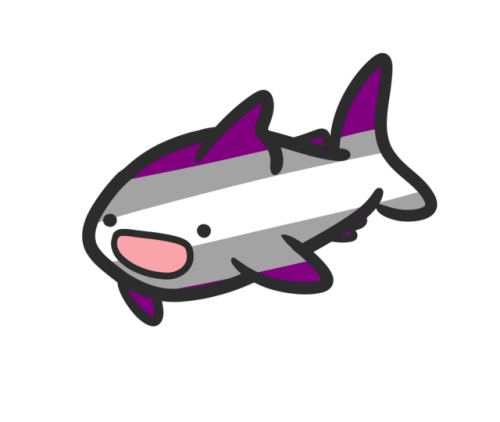 viper-menae:Made a few Ace Flag themed sharks and manta...