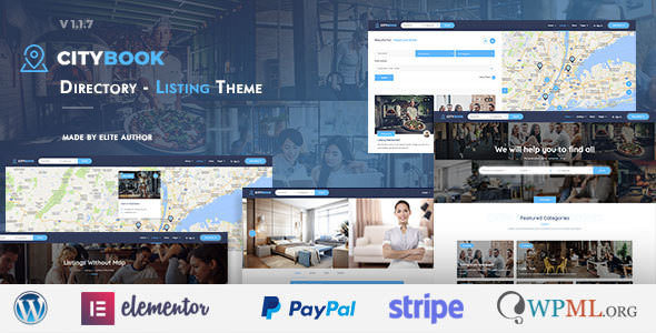 CityBook v2.3.4 - Directory & Listing WordPress Theme Nulled