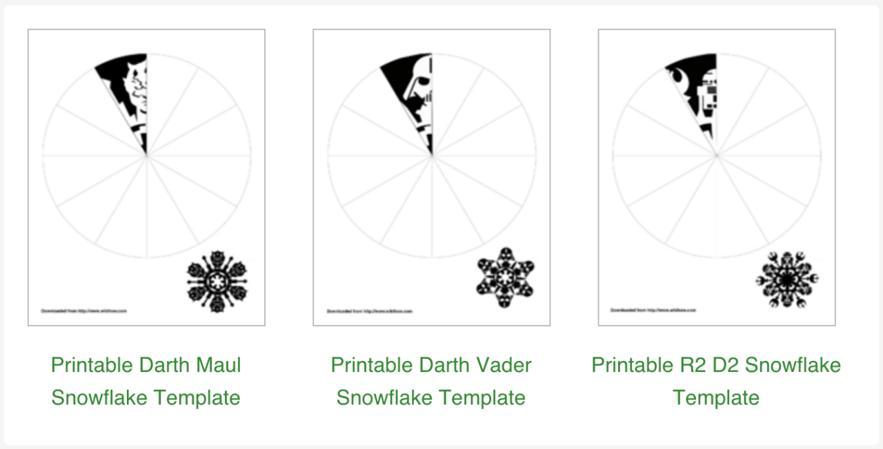 wikihow diy star wars snowflakes ready for the star wars
