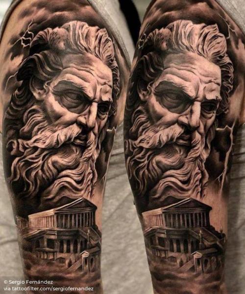 Jeff Norton Tattoos  Tattoos  Realistic  Roman god