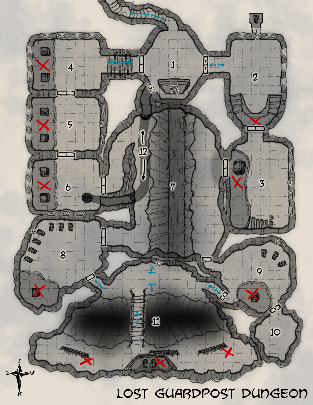 Dd Tombs Dungeons Map - Maping Resources