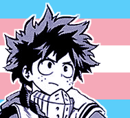 Big scenarios from a little fan, Deku or todoroki with the trans flag?