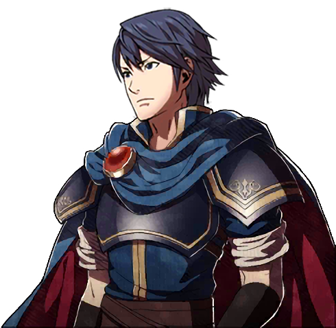 Chrom? — Marth looking radiant as ever.