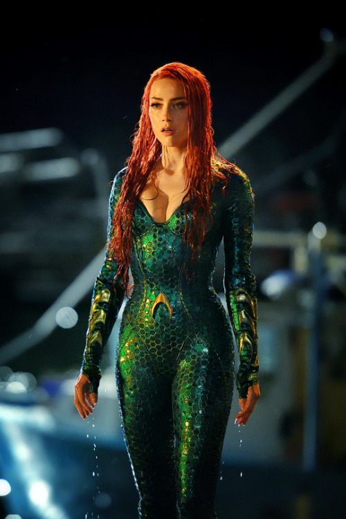 justiceleague:First look at Amber Heard as Mera in Aquaman...