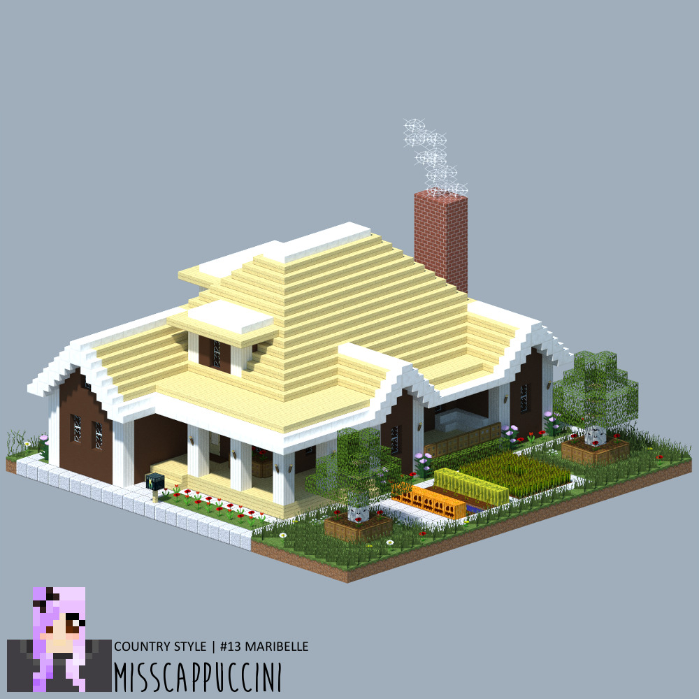 Minecraft ♡ Showroom — MINECRAFT COUNTRY STYLE HOUSE | #13...