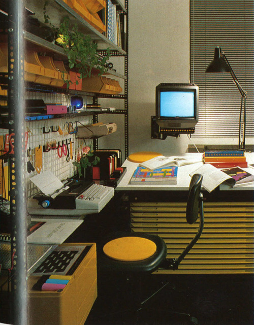 80sretroelectro:Eva Jiricna - Belsize Park Flat, 1984.Scan...