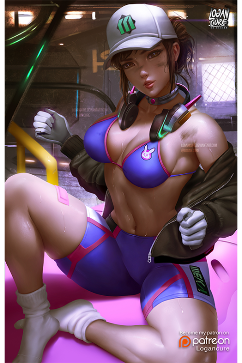 a-titty-ninja:「D.Va」 by Logancure | Patreon๑ Permission to...