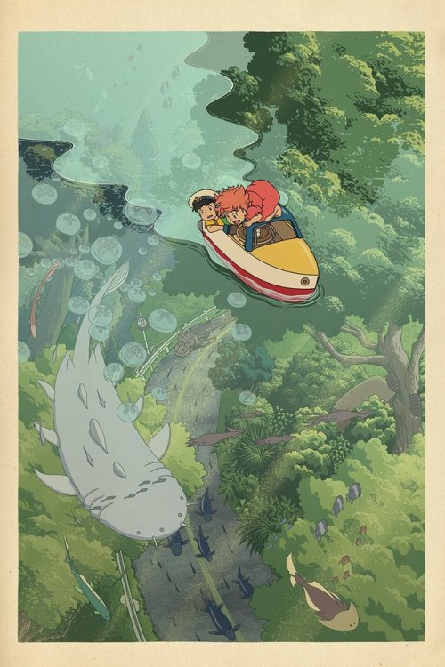 Hayao Miyazaki Illustrations Created by Bill...