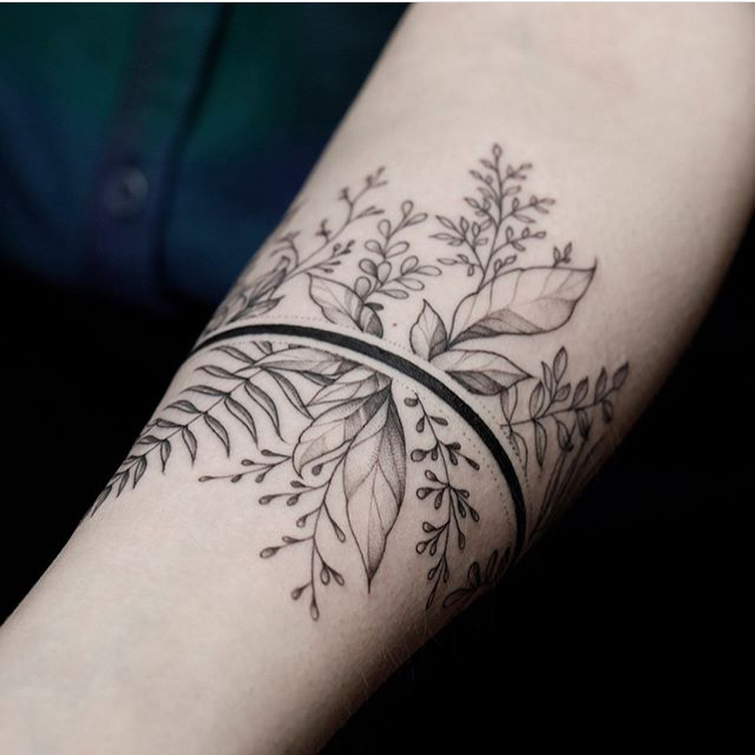 — Flower Band Tattoo Artist EQUILATTERA Private...