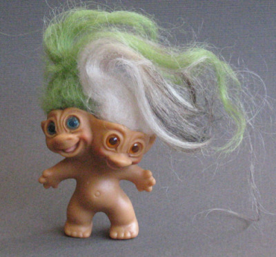 two headed troll doll