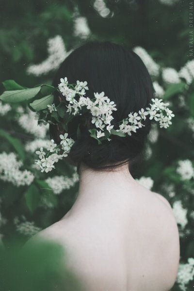 White Flower Crown Tumblr