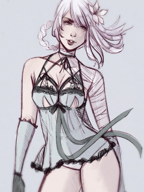 aliseeart:Lil Kainé sketch from last night