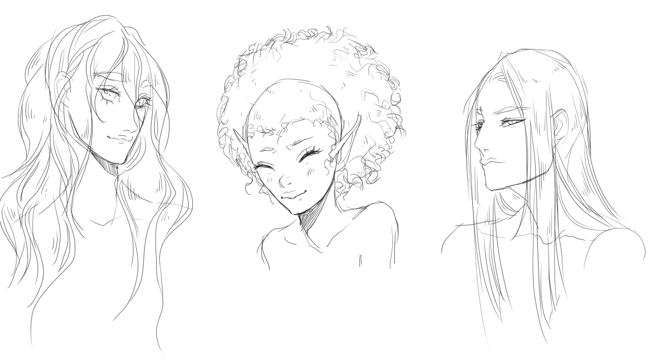 Z E M A E L How Do You Draw Hair Whenever I Try It Just